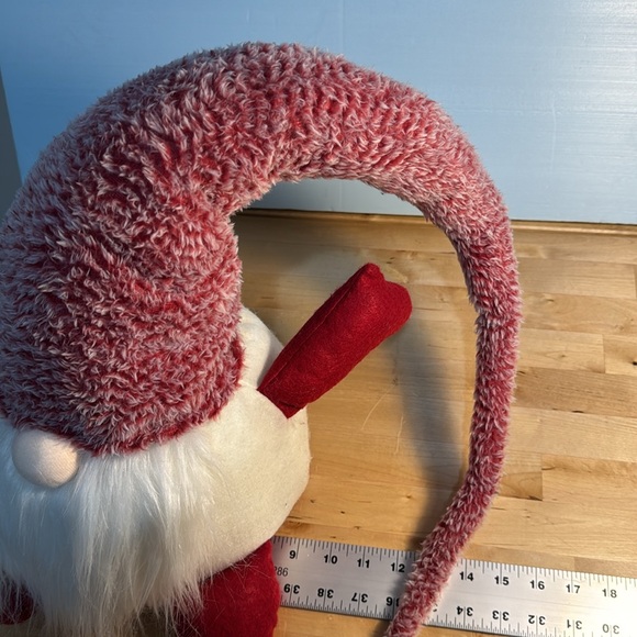 Holiday Gnome Red and White Christmas Decor Plush - Picture 5 of 7